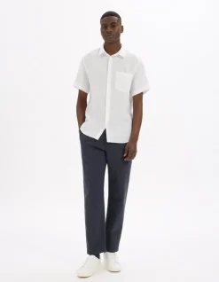 Celio Chemisette regular 100% lin -^Homme Chemises Manches Courtes|Chemises