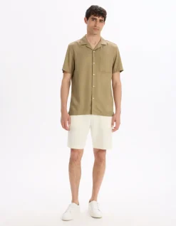 Celio Chemisette regular 100% viscose -^Homme Chemises Manches Courtes|Chemises