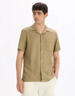 Celio Chemisette regular 100% viscose -^Homme Chemises Manches Courtes|Chemises