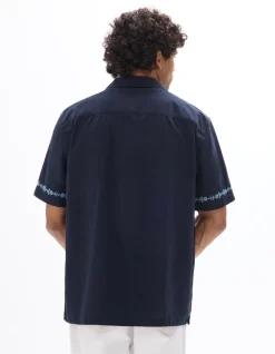 Celio Chemisette regular brodée 100% coton -^Homme Chemises Manches Courtes|Chemises