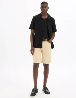 Celio Chemisette regular broderie anglaise 100% coton -^Homme Chemises Manches Courtes|Chemises