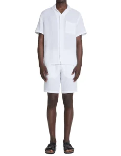 Celio Chemisette regular en gaze de coton -^Homme Chemises Manches Courtes|Chemises