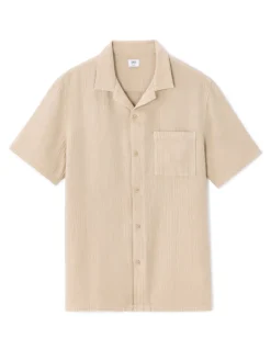 Celio Chemisette regular en gaze de coton -^Homme Chemises Manches Courtes|Chemises