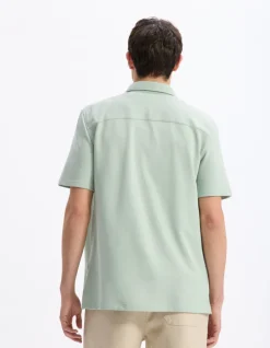 Celio Chemisette regular en jersey -^Homme Chemises Manches Courtes|Chemises