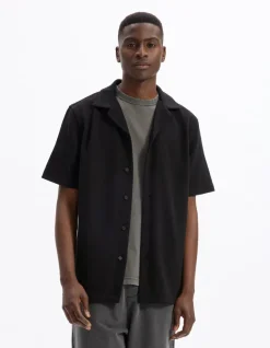 Celio Chemisette regular en jersey uni -^Homme Chemises Manches Courtes|Chemises