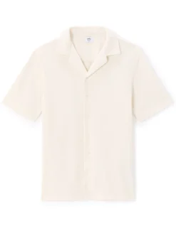 Celio Chemisette regular en jersey uni - beige^Homme Chemises Manches Courtes|Chemises
