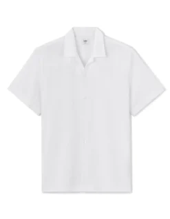 Celio Chemisette regular en lin et coton -^Homme Chemises Manches Courtes|Chemises