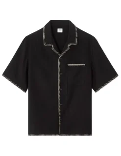 Celio Chemisette regular en lin et viscose -^Homme Chemises Manches Courtes|Chemises