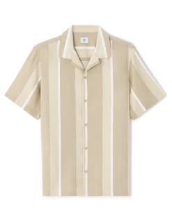 Celio Chemisette regular imprimée 100% viscose -^Homme Chemises Manches Courtes|Chemises