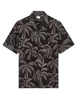Celio Chemisette regular imprimé palmier -^Homme Chemises Manches Courtes|Chemises