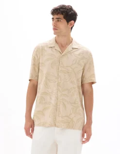 Celio Chemisette regular imprimé palmier -^Homme Chemises Manches Courtes|Chemises