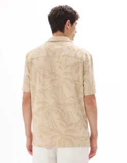 Celio Chemisette regular imprimé palmier -^Homme Chemises Manches Courtes|Chemises