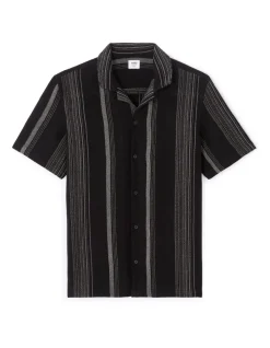 Celio Chemisette regular imprimé à rayures -^Homme Chemises Manches Courtes|Chemises