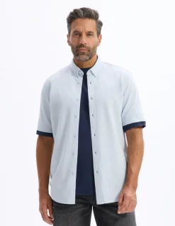 Celio Chemisette regular jersey piqué -^Homme Chemises Manches Courtes|Chemises