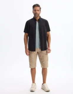 Celio Chemisette regular jersey piqué -^Homme Chemises Manches Courtes|Chemises