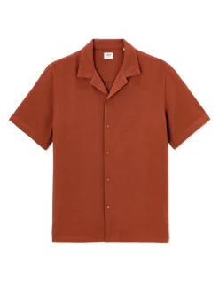 Celio Chemisette regular slubbés 100% coton -^Homme Chemises Manches Courtes|Chemises