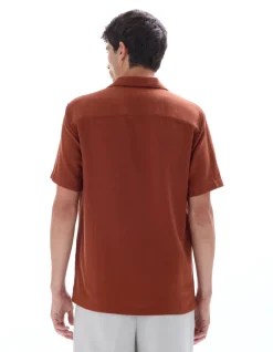 Celio Chemisette regular slubbés 100% coton -^Homme Chemises Manches Courtes|Chemises