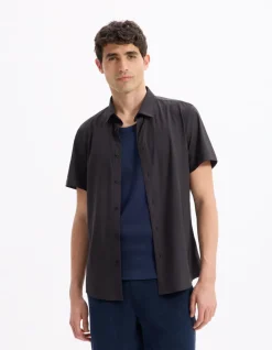 Celio Chemisette slim stretch -^Homme Chemises Manches Courtes|Chemises