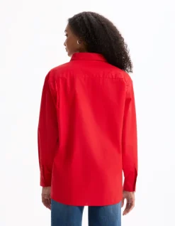 Celio Chemisier en coton -^Femme Les Meilleures Ventes|Chemises & Blouses