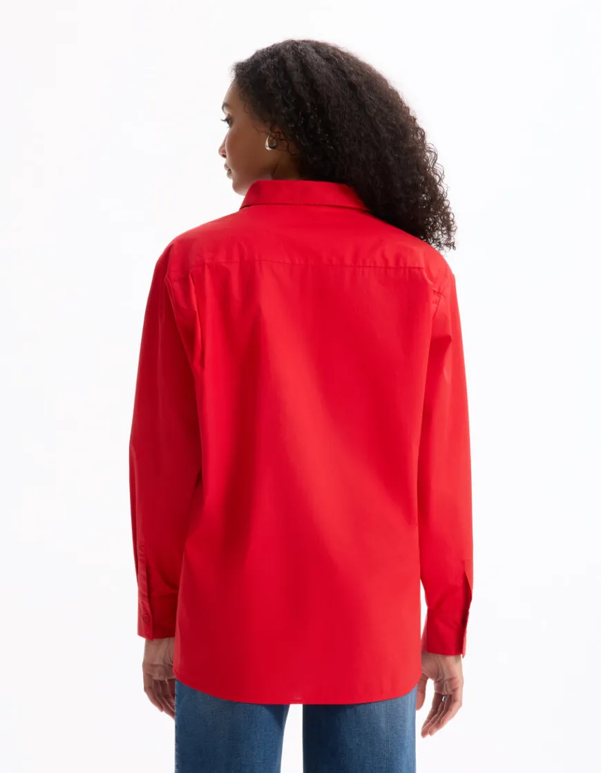 Celio Chemisier en coton -^Femme Les Meilleures Ventes|Chemises & Blouses