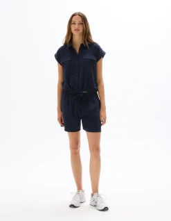 Celio Chemisier sans manches en gaze de coton -^Femme Chemises & Blouses|Les Ensembles