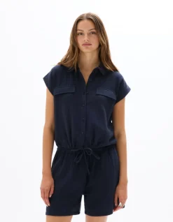 Celio Chemisier sans manches en gaze de coton -^Femme Chemises & Blouses|Les Ensembles