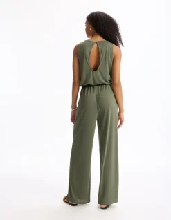 Celio Combinaison en modal - vert^Femme Loungewear|Les Essentiels Aux Meilleurs Prix