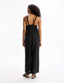 Celio Combinaison fluide crochet sur le top -^Femme Combinaisons|Collection Lin
