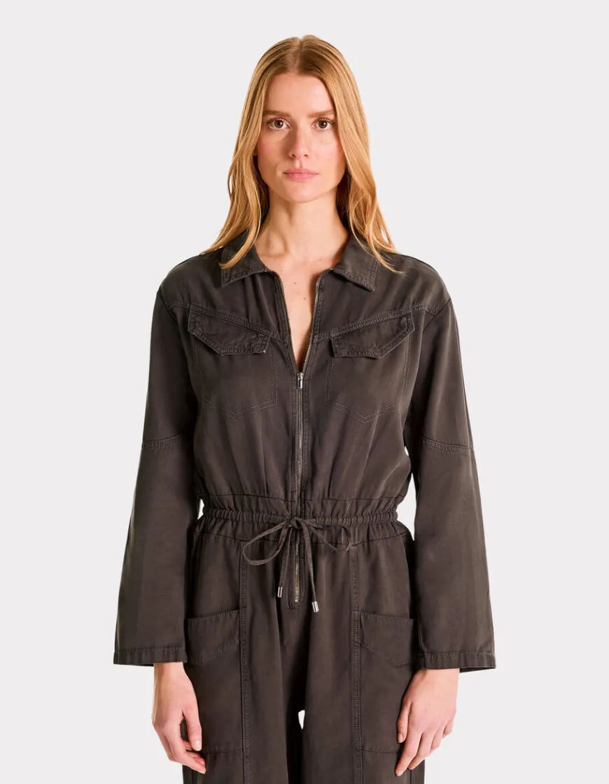 Celio Combinaison zippée avec cordon - gris^Femme Combinaisons