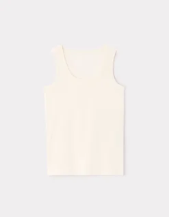 Celio Débardeur coton biologique - beige^Femme Les Essentiels Aux Meilleurs Prix|T-Shirts & Tops
