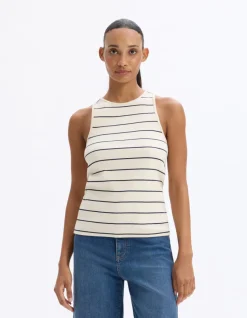 Celio Débardeur côtelé à rayures -^Femme T-Shirts & Tops