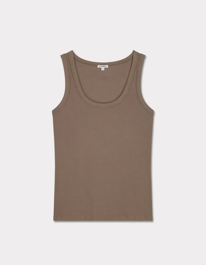 Celio Débardeur côtelé en coton stretch -^Femme T-Shirts & Tops