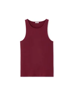 Celio Débardeur côtelé uni - bordeaux^Femme T-Shirts & Tops