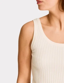 Celio Débardeur en maille côtelée - écru^Femme Pulls