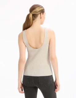 Celio Débardeur en maille légère - beige^Femme Pulls