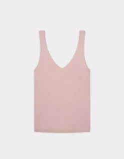Celio Débardeur ensemble en maille fine - rose grisé^Femme Pulls|T-Shirts & Tops