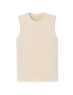 Celio Débardeur regular uni - beige^Homme Débardeurs|T-Shirts