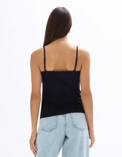 Celio Débardeur uni à fines bretelles -^Femme Les Essentiels Aux Meilleurs Prix|T-Shirts & Tops