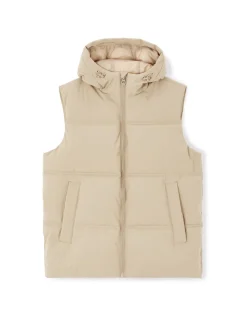 Celio Doudoune chaude à capuche sans manches -^Homme Doudounes