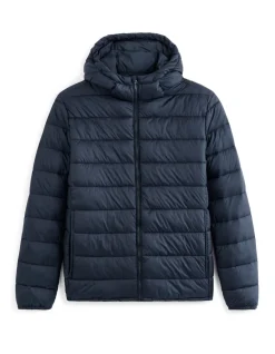 Celio Doudoune light à capuche - marine^Homme Blousons