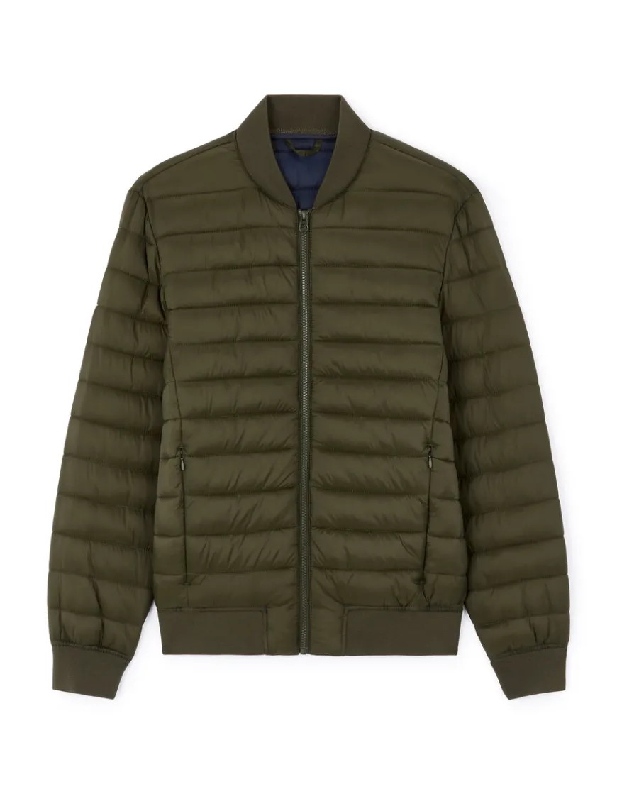 Celio Doudoune light col bomber - kaki^Homme Doudounes