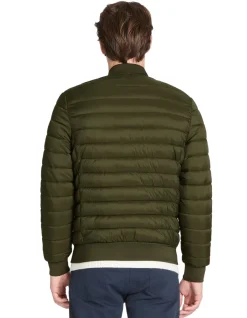 Celio Doudoune light col bomber - kaki^Homme Doudounes