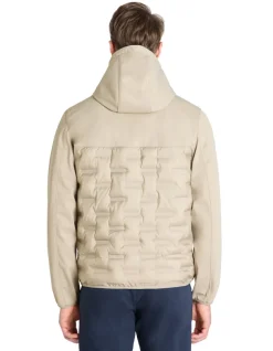 Celio Doudoune softshell mix matière à capuche -^Homme Blousons|Vestes