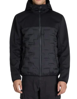 Celio Doudoune softshell mix matière à capuche -^Homme Blousons|Vestes