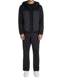 Celio Doudoune softshell mix matière à capuche -^Homme Blousons|Vestes