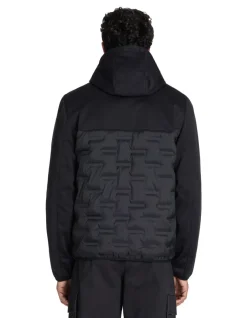 Celio Doudoune softshell mix matière à capuche -^Homme Blousons|Vestes