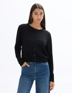 Celio Gilet 100% laine mérinos à col rond -^Femme Gilets & Cardigans|Pulls