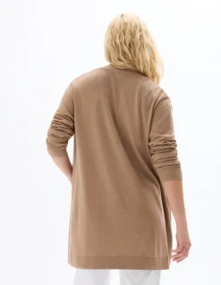 Celio Gilet à manches longues - marron^Femme Gilets & Cardigans|Pulls