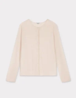 Celio Gilet à manches longues col rond - beige^Femme Gilets & Cardigans|Pulls
