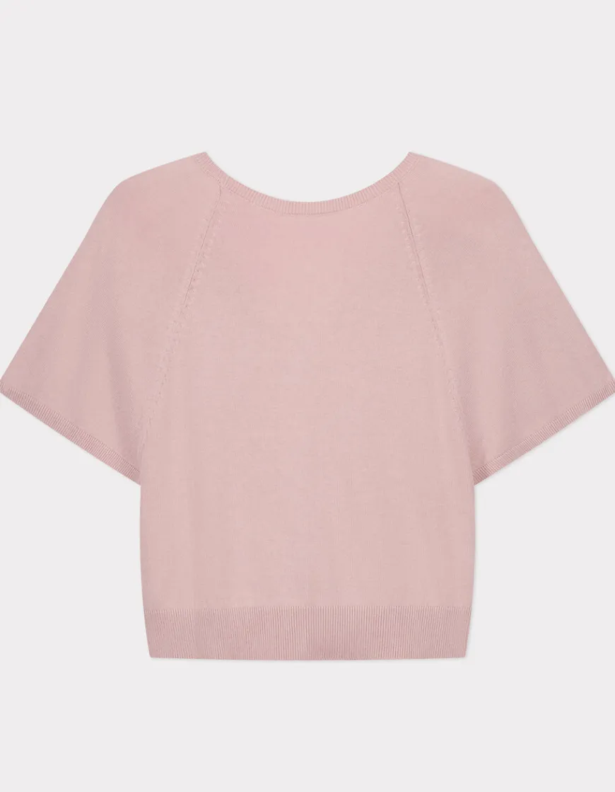 Celio Gilet ample en maille fine - rose grisé^Femme Gilets & Cardigans|Pulls
